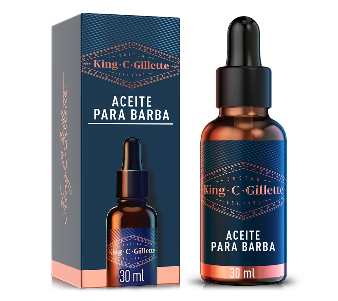 Aceite para Barba King C. Gillette